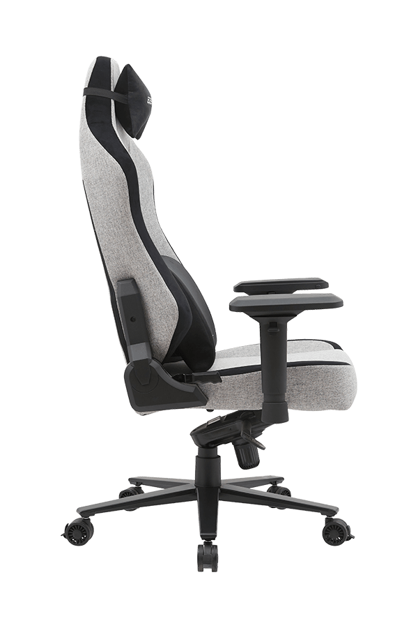 4D  Armrest Fabric Ultimate Gaming Chair With Memory Foam Lumbar Pillow
