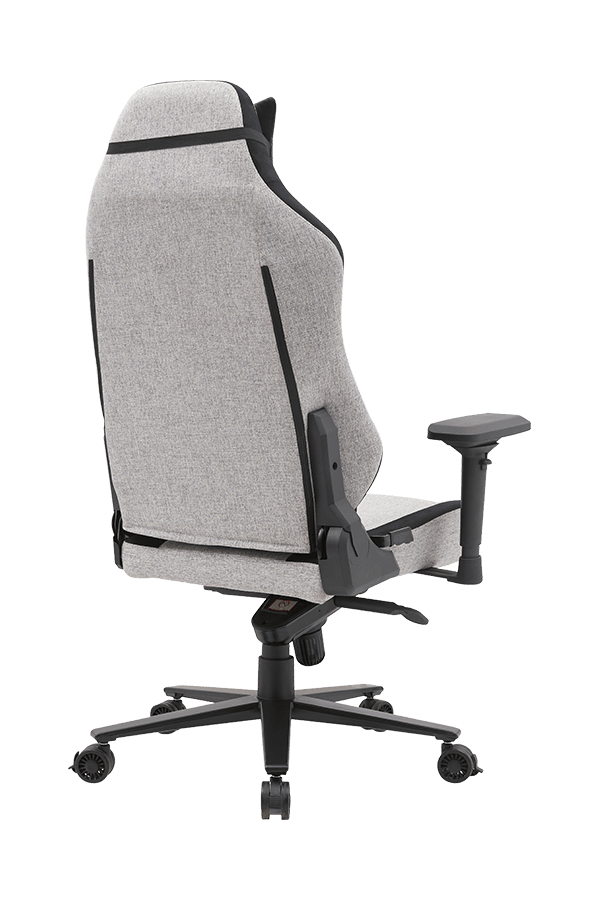 4D  Armrest Fabric Ultimate Gaming Chair With Memory Foam Lumbar Pillow