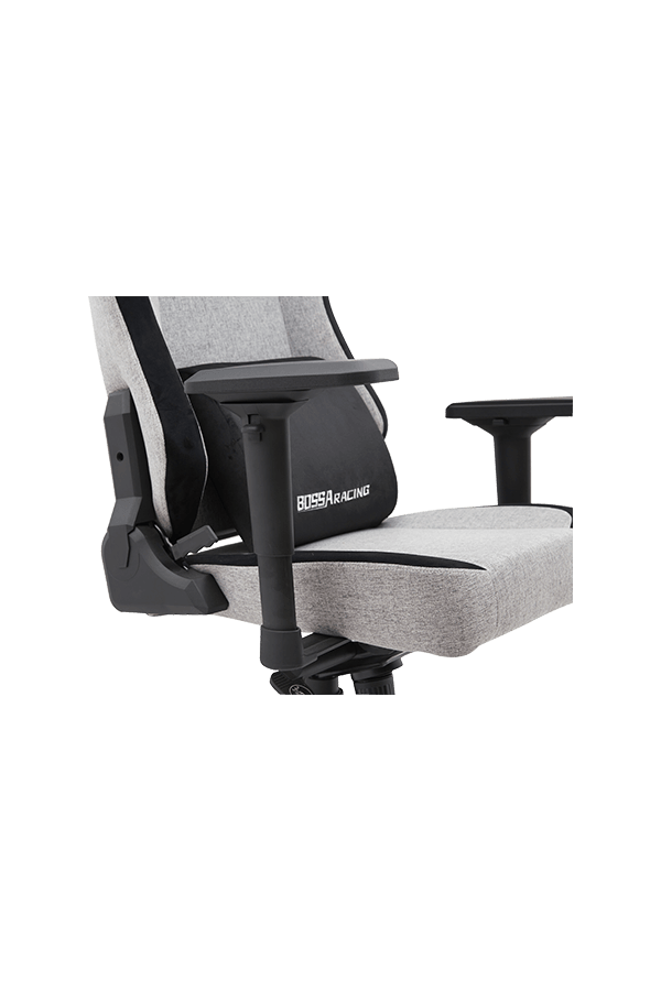 4D  Armrest Fabric Ultimate Gaming Chair With Memory Foam Lumbar Pillow