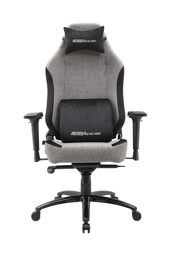 4D  Armrest Fabric Ultimate Gaming Chair With Memory Foam Lumbar Pillow