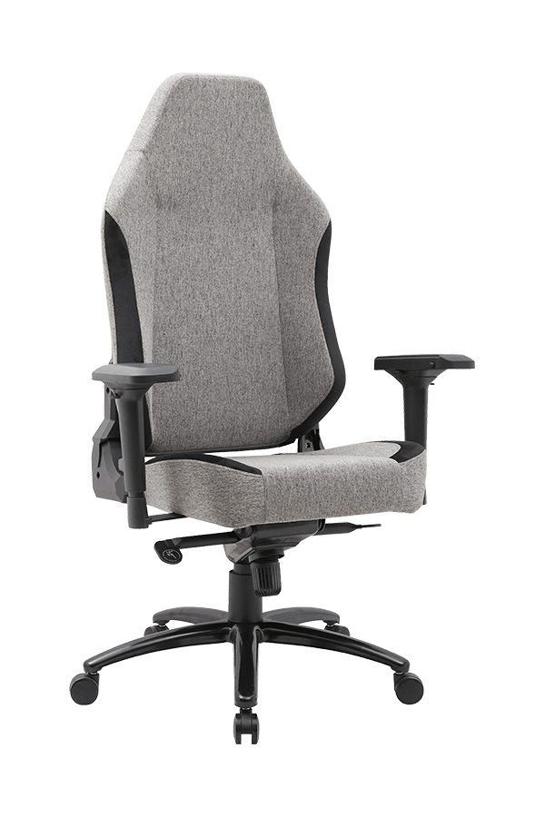 4D  Armrest Fabric Ultimate Gaming Chair With Memory Foam Lumbar Pillow