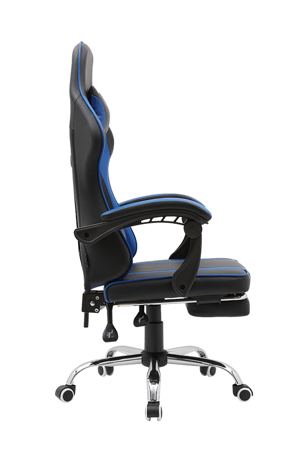 320mm  Chrome Metal Base High Back Adjustable Linkage Armrest Essential gaming chair