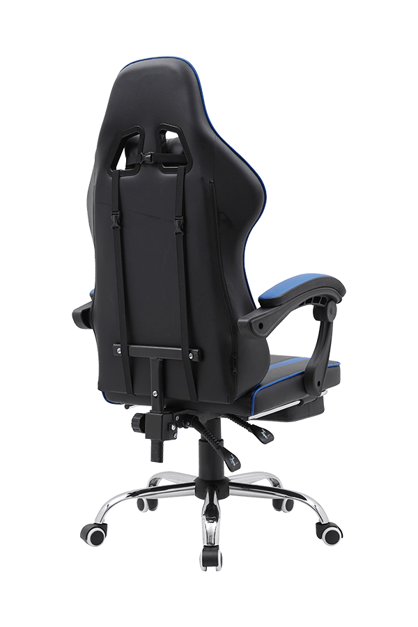 320mm  Chrome Metal Base High Back Adjustable Linkage Armrest Essential gaming chair