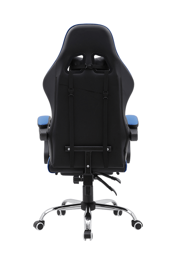 320mm  Chrome Metal Base High Back Adjustable Linkage Armrest Essential gaming chair