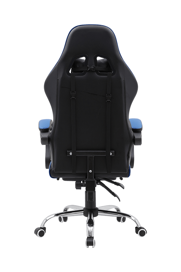 320mm  Chrome Metal Base High Back Adjustable Linkage Armrest Essential gaming chair
