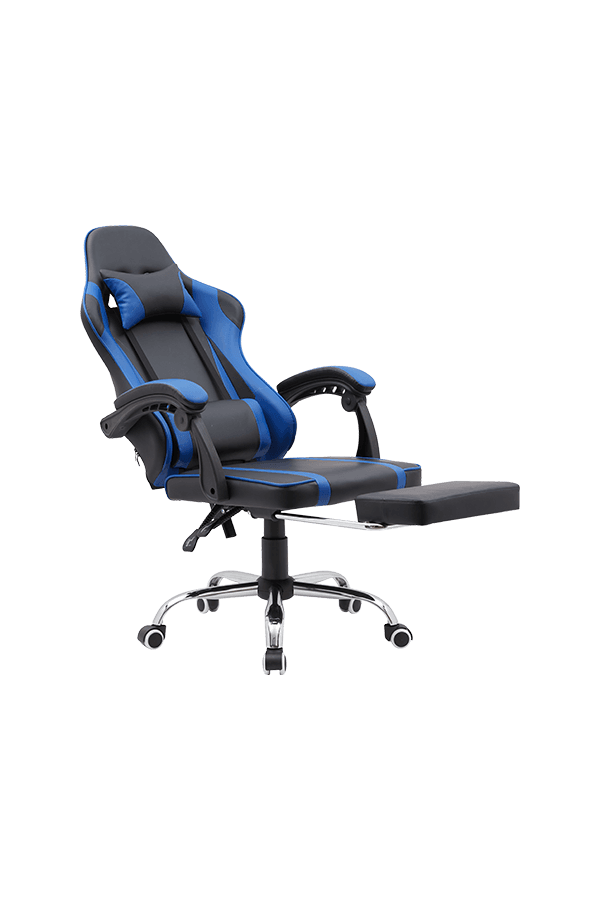 320mm  Chrome Metal Base High Back Adjustable Linkage Armrest Essential gaming chair