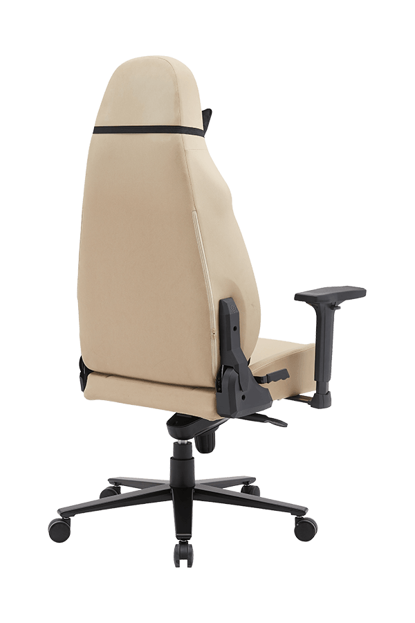 350mm Metal Base Adjustable PU Ultimate Gaming Chair With Lumbar Pillow
