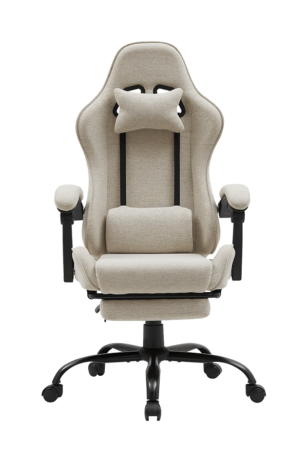 Adjustable Linkage Armrest Fabric Pro Gaming Chair