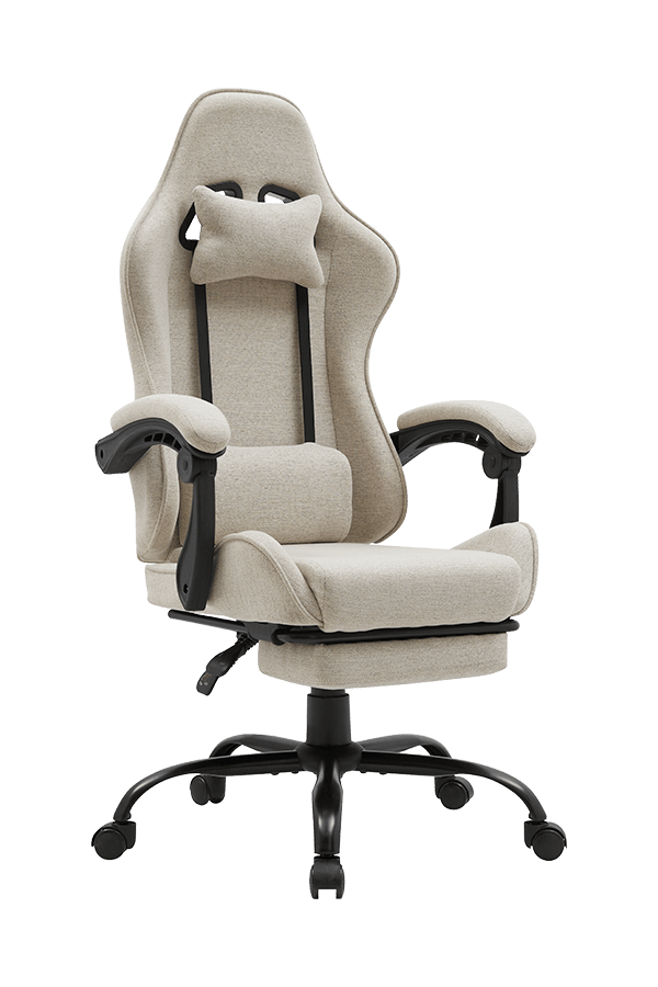 Adjustable Linkage Armrest Fabric Pro Gaming Chair