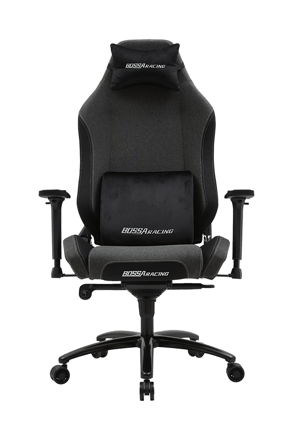 Frog Mechanism Iron Frame Ergonomic Fabric Ultimate Gaming Chair