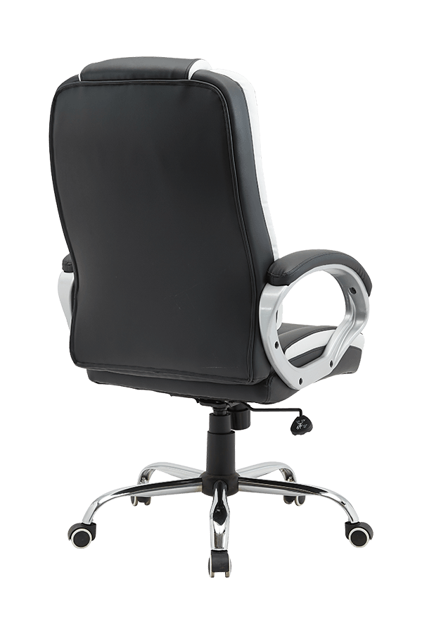 Painted Armrest 360 Swivel PVC Office Chair With position lock