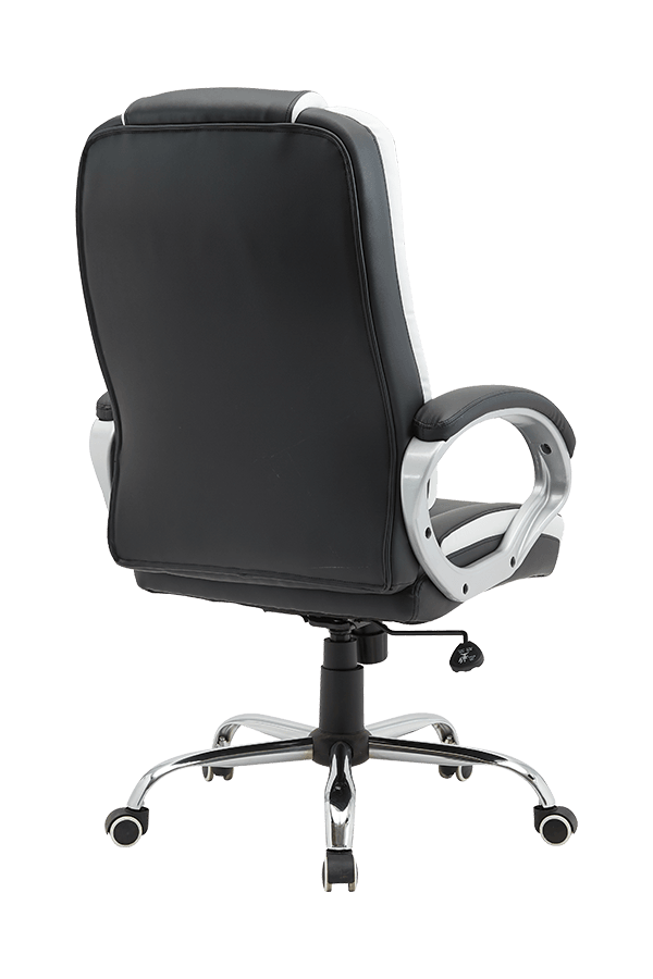 Painted Armrest 360 Swivel PVC Office Chair With position lock