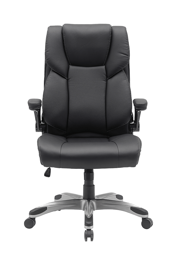 Ergonomic Painted Base PVC/Mesh Office Chair