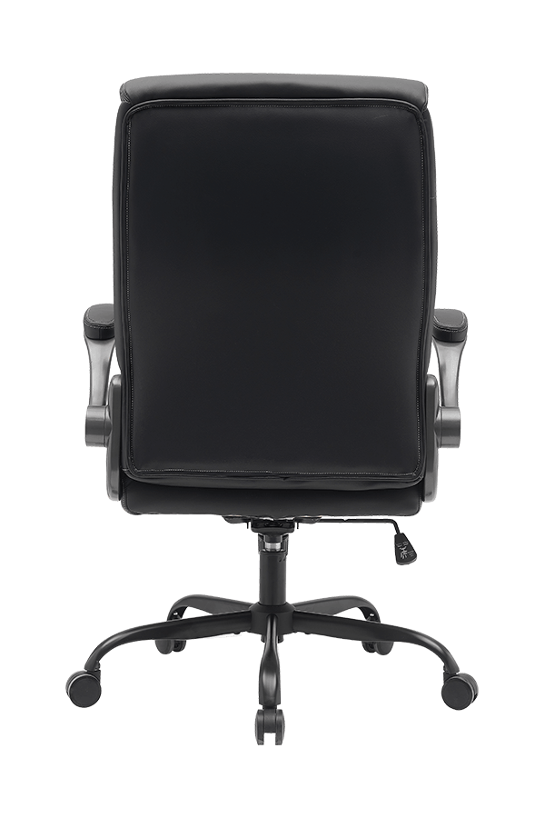Adjustable Armrest Wood Frame PU Office Chair