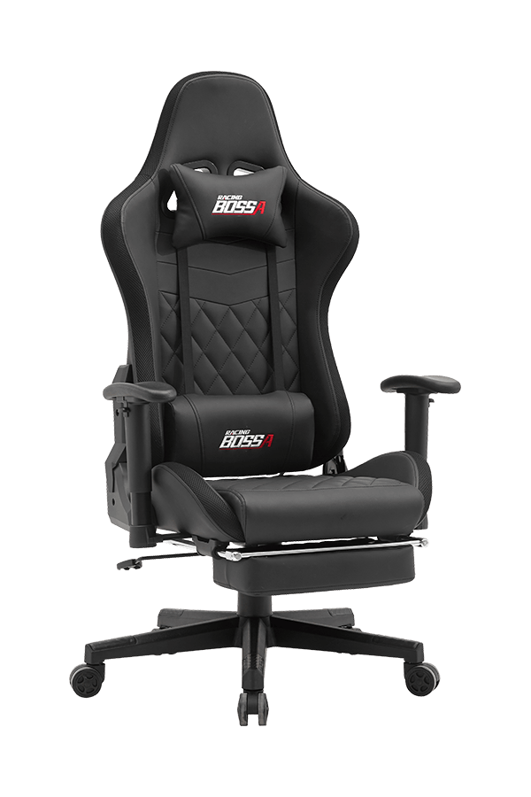 Ergonomic 1D Amrest PVC Racing Pro Gaming Chair