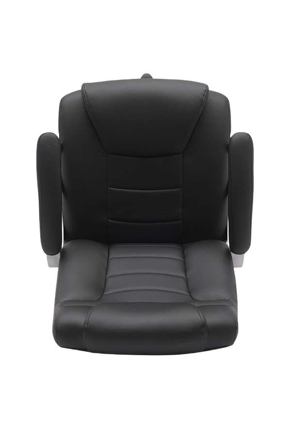 Lumbar support mesh ergonomic office chair black with fixed arms gaming chair