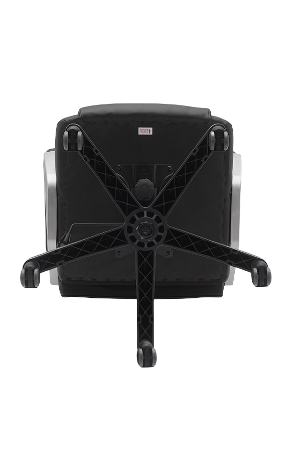 Lumbar support mesh ergonomic office chair black with fixed arms gaming chair