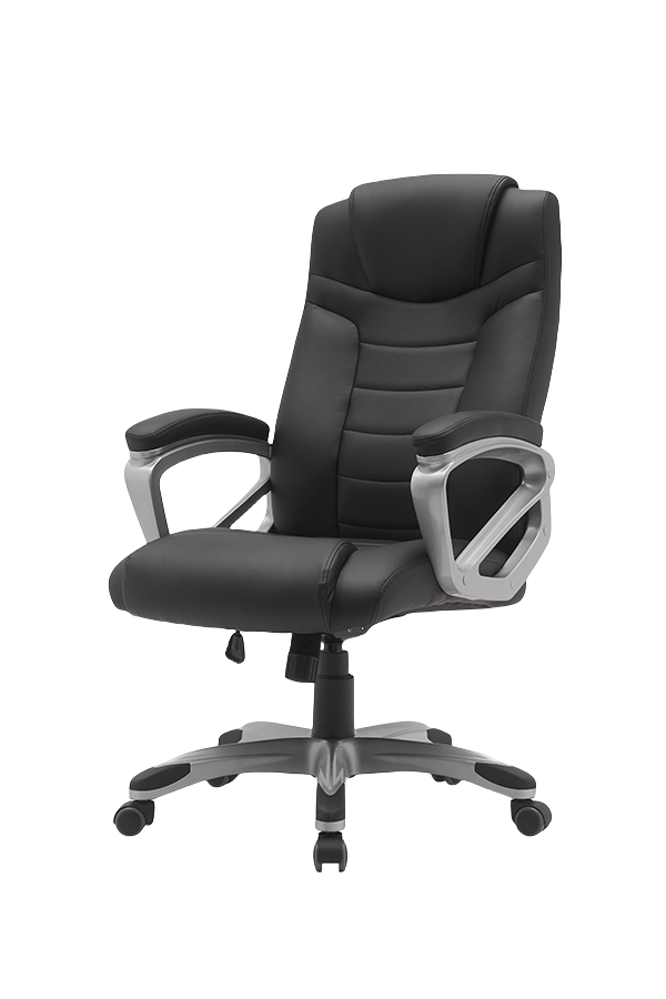 Lumbar support mesh ergonomic office chair black with fixed arms gaming chair
