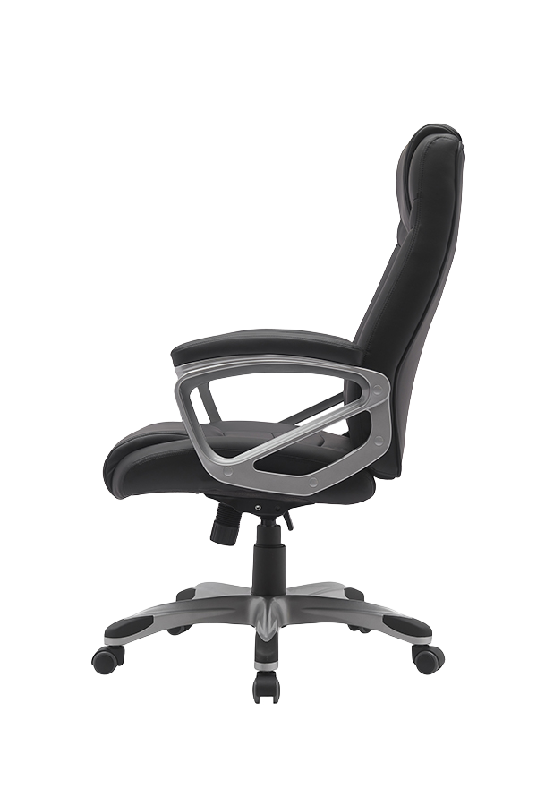 Lumbar support mesh ergonomic office chair black with fixed arms gaming chair